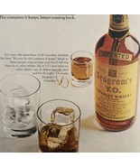 1965 Seagram&#39;s VO Canadian Whiskey Advertisement Liquor Distillery DWLL7 - $24.99