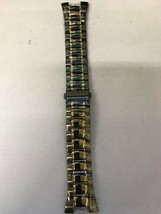 NEW Seiko SGED96 Men&#39;s Watch Band Black Two Tone Bracelet Replacement Only - $69.99