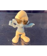 Smurf Smooth with Sunglasses McDonalds Figure 2013 Peyo PVC 3&quot; Cool Jazz... - $9.49