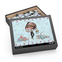 Personalised/Non-Personalised Puzzle, Teacher, Brunette Hair, Olive Skin, awd-17 - £19.63 GBP+