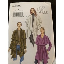 Vogue Misses Jacket Sewing Pattern V8696 Sz Xsm to Med - Uncut - £11.89 GBP