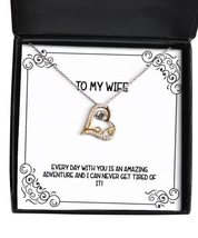 Unique Wife, Every Day with You is an Amazing Adventure and I can Never ... - £38.23 GBP