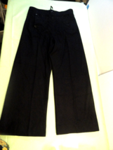 1971 VIETNAM WAR USN SAILOR BLACK 13 BUTTON CRACKER JACK UNIFORM PANTS 3... - $64.79