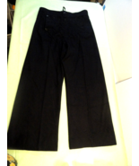1971 VIETNAM WAR USN SAILOR BLACK 13 BUTTON CRACKER JACK UNIFORM PANTS 3... - $64.79