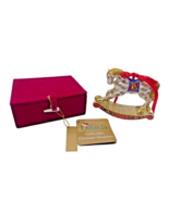 Dillards Christmas Cloisonne Ornament Rocking Horse Intricate Rare Trims... - $55.74