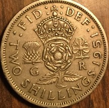 1951 Uk Gb Great Britain Florin Two Shillings Coin - £1.85 GBP