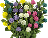 Spring Artificial Flowers Fake Floral Bouquets 10 Pcs for Easter Decorat... - $25.17