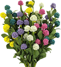 Spring Artificial Flowers Fake Floral Bouquets 10 Pcs for Easter Decorations or - £23.06 GBP