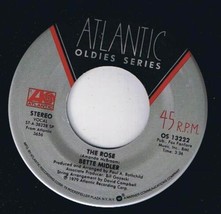 Bette Midler The Rose 45 rpm When A Man Loves A Woman Canadian Pressing - £3.11 GBP