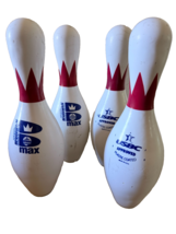 Lot of 4 Brunswick Max Bowling Pin Made In USA Plastic Coated USBC FREE ... - $69.25
