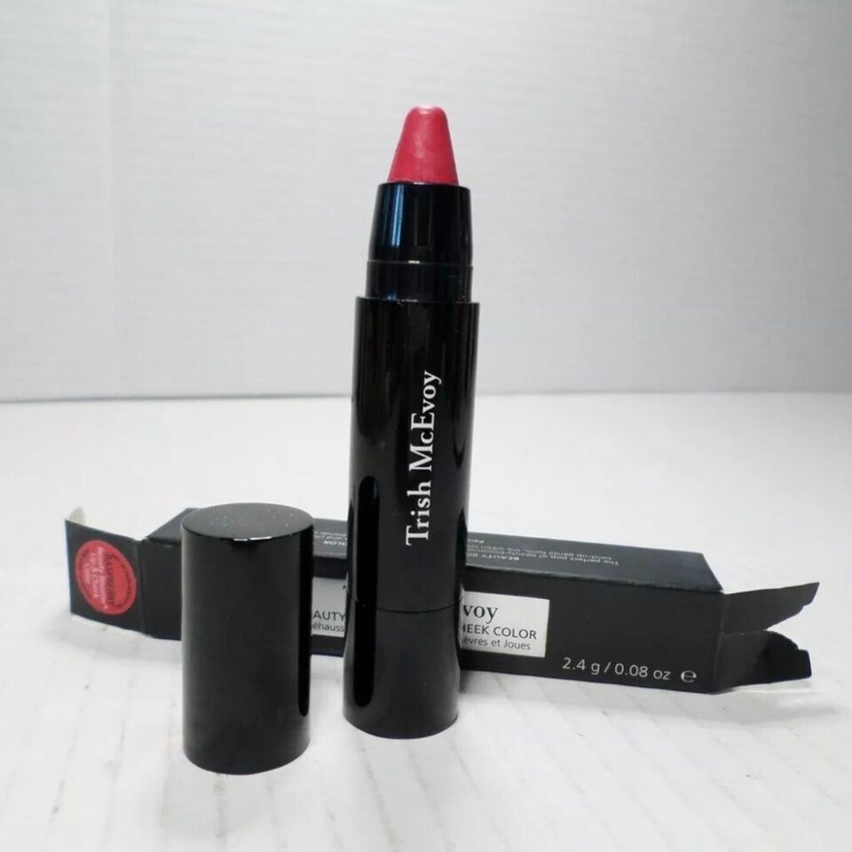 Trish Mcevoy Beauty Booster Lip And  Cheek Color  Raspberry 0.08 OZ  NIB - $50.48