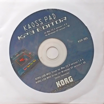 Original KORG Kaoss Pad KP3 Editor, USB Driver, Demo Samples CD-ROM Disk... - $364.34 MXN
