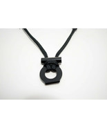 Adjustable Fire Starter Necklace With Black 550 Fish n&#39; Fire Paracord  C... - $8.90