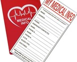 My Medical Info Emergency File of Life Personal Information for Health R... - £11.83 GBP