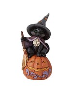 Enesco Jim Shore Mini Black Cat on Pumpkin Halloween Miniature Figurine ... - $35.16 CAD