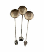 Vintage Japonais Argent Sterling 950 Demitasse Bambou Cuillères Ensemble... - $2,282.72 MXN