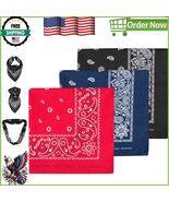 Versatile 6-Pack Levi&#39;s Bandanas: Perfect Gift for Timeless Style &amp; Mode... - $46.14 CAD