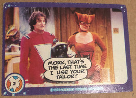 Vintage Mork And Mindy Trading Card #2 1978 Robin Williams Pam Dawber - £1.55 GBP