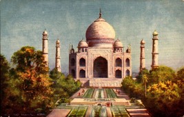 Agra India Postcard The Taj Mahal Building c1910 Tucks WIDE WIDE WORLD BK67 - £5.55 GBP