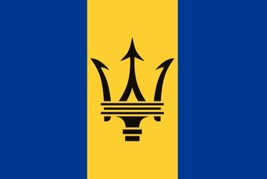 Maserati Racing Flag Blue Yellow 3X5 Ft Polyester Banner USA 90x150cm - £13.69 GBP