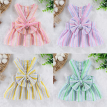 Striped Vest Princess Dress for Cats and Dogs,Pet Skirt,Puppy Dress,Dogs... - $22.99