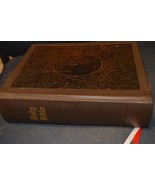 Huge 1872 Holy Bible/Apocrypha McCurdy &amp; Ziegler Tooled Full Leather Ill... - $499.99