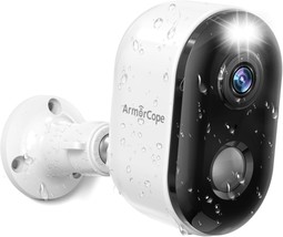 Security Cameras Wireless Outdoor, Battery Powered 2K Color Night Vision... - $44.99