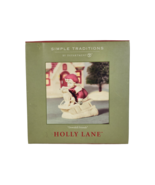 DEPT 56  Simple Traditions Holly Lane Downhill Friends FIGURINE Kid Dog ... - $323.67 MXN