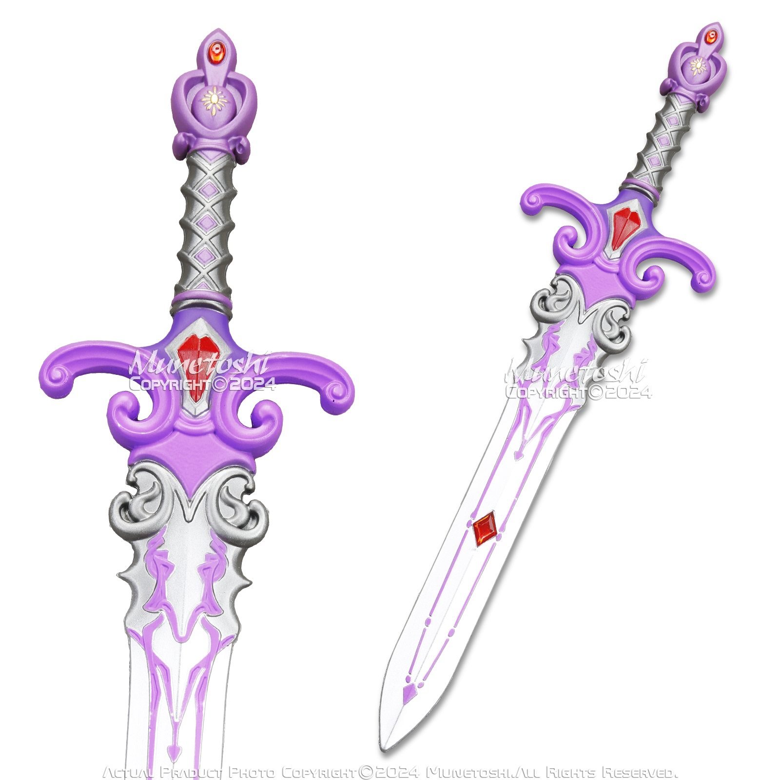 Munetoshi 24&quot; Purple Princess Sword Foam Fantasy Costume Cosplay Prop Ha... - $14.83