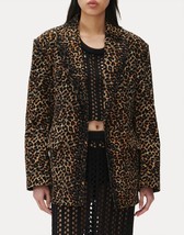 Rachel Comey Abel Leopard Print Corduroy Blazer Size XS - €414,23 EUR