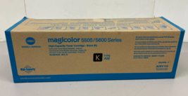 A06V133 Genuine Konica Minolta Black Toner Cartridge Magicolor 5500 5600... - $49.95