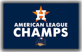 Houston Astros Team Baseball AL Champions Flag 90x150cm 3x5ft Super Banner - £11.91 GBP