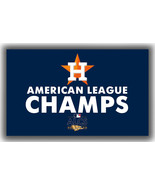 Houston Astros Team Baseball AL Champions Flag 90x150cm 3x5ft Super Banner - €13,07 EUR