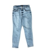 Judy Blue Mid Rise Light Wash Blue Relaxed Stretch Boyfriend Fit Jeans s... - $24.29