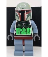 LEGO Star Wars Boba Fett 9” Alarm Clock Tested Working Screen Lights Up ... - €17,79 EUR