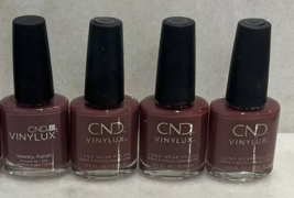 4 CND Vinylux Long Wear &amp; Weekly Nail Polish - 129 Married To The Mauve - 0.5 oz - £12.95 GBP