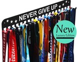 Premium Medal Display Hanger Never Give Up With 20 Hooks,Medal Hanger Di... - $22.99