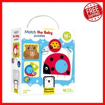 Vibrant Animal Matching Puzzles - Perfect for Toddlers Aged 18  and Up - $724.67 MXN