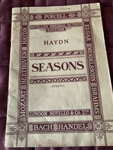 J. Haydn: The Seasons-Spring., An Oratorio In Vocal Score, 1957 - £22.06 GBP