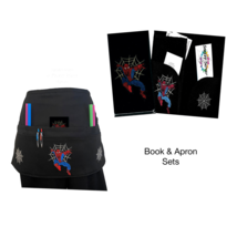Spiderman Server Book and Apron Set  - £34.52 GBP