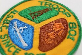Vintage Troop 801 N.S.B.C. Since 1917 Twill Boy Scout BSA Camp Patch - £9.08 GBP