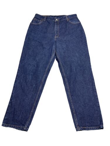 Levi 550 Jeans Straight Leg Men 32X28 Blue Denim Med Wash Red Tab Casual... - $17.78