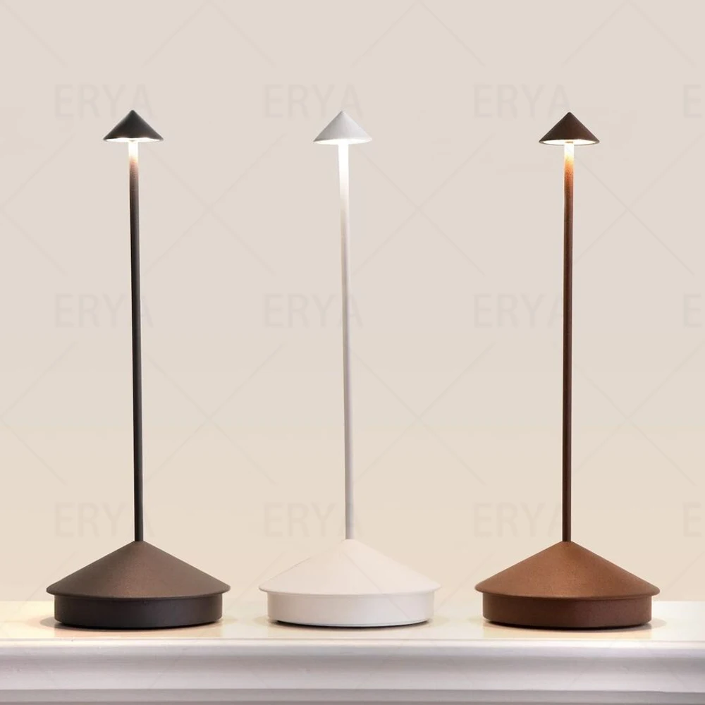 Cordless Table Lamp Portable LED Desk Lamp Mordern Rechargeable Nightsta... - $22.99+