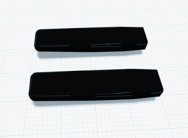 NEW BMW E30 Rear Coupe Window Pop Out Trim | 2x Latch Covering Cap | 513... - $20.84