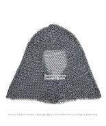 Medieval Chainmail Hood Coif Butted Mild Steel for LARP Renaissance Reen... - €22,33 EUR
