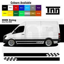 Side Stickers Graphics Stripes Decals For Mercedes Sprinter Camper Van Motorhome - $49.99
