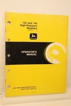 John Deere 125 and 140 High Pressure Washer Operators Manual OM-TY21561 Issue C9 - £8.45 GBP