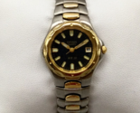 Vintage Citizen Watch Women 24mm Silver Gold Tone Date1012-S68318 New Ba... - $34.64