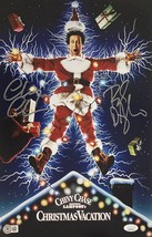 Chevy Chase Beverly D&#39;Angelo Signed 11x17 Christmas Vacation Photo BAS+JSA - $184.29