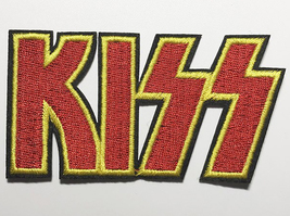 KISS Patch army logo rock band metal Embroidered Iron-On gene simmons NEW - £1.98 GBP